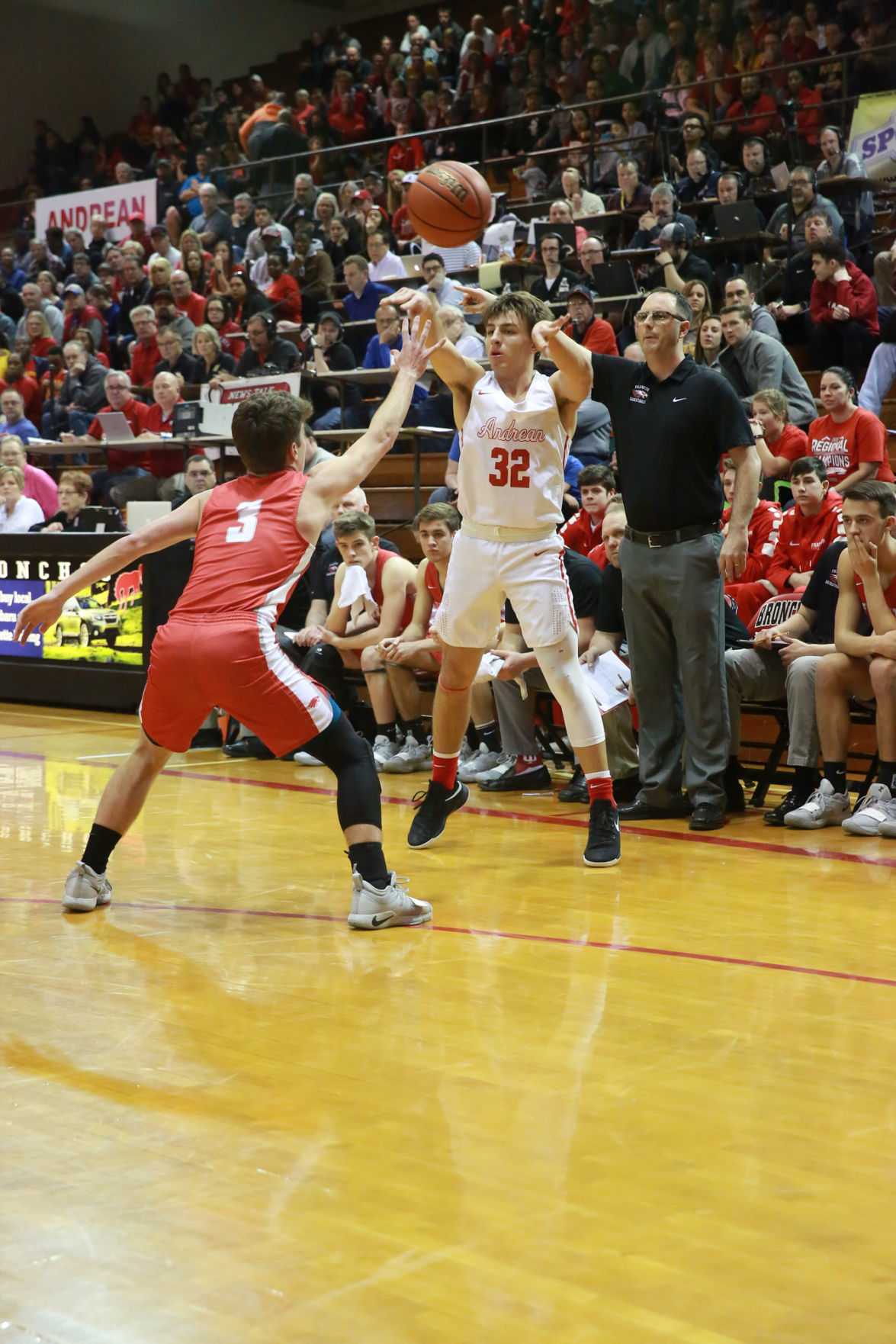 Gallery: Class 2A boys basketball semistate: Andrean vs Frankton